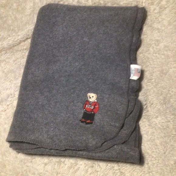 Ralph Lauren Bedding Ralph Lauren Polo Bear Fleece Throw Blanket